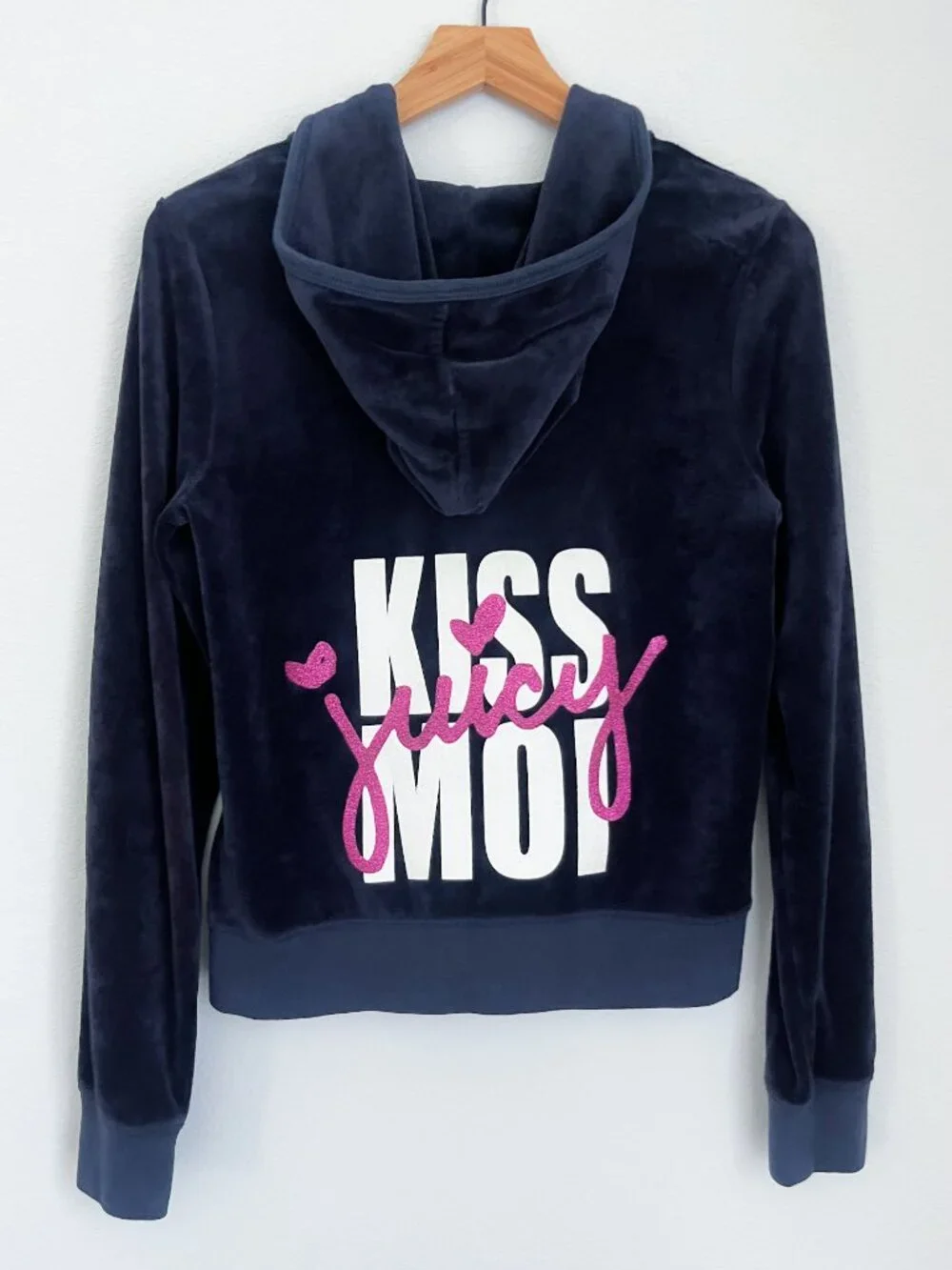 Juicy Couture Vintage “Kiss Moi” Velour Tracksuit — Size L